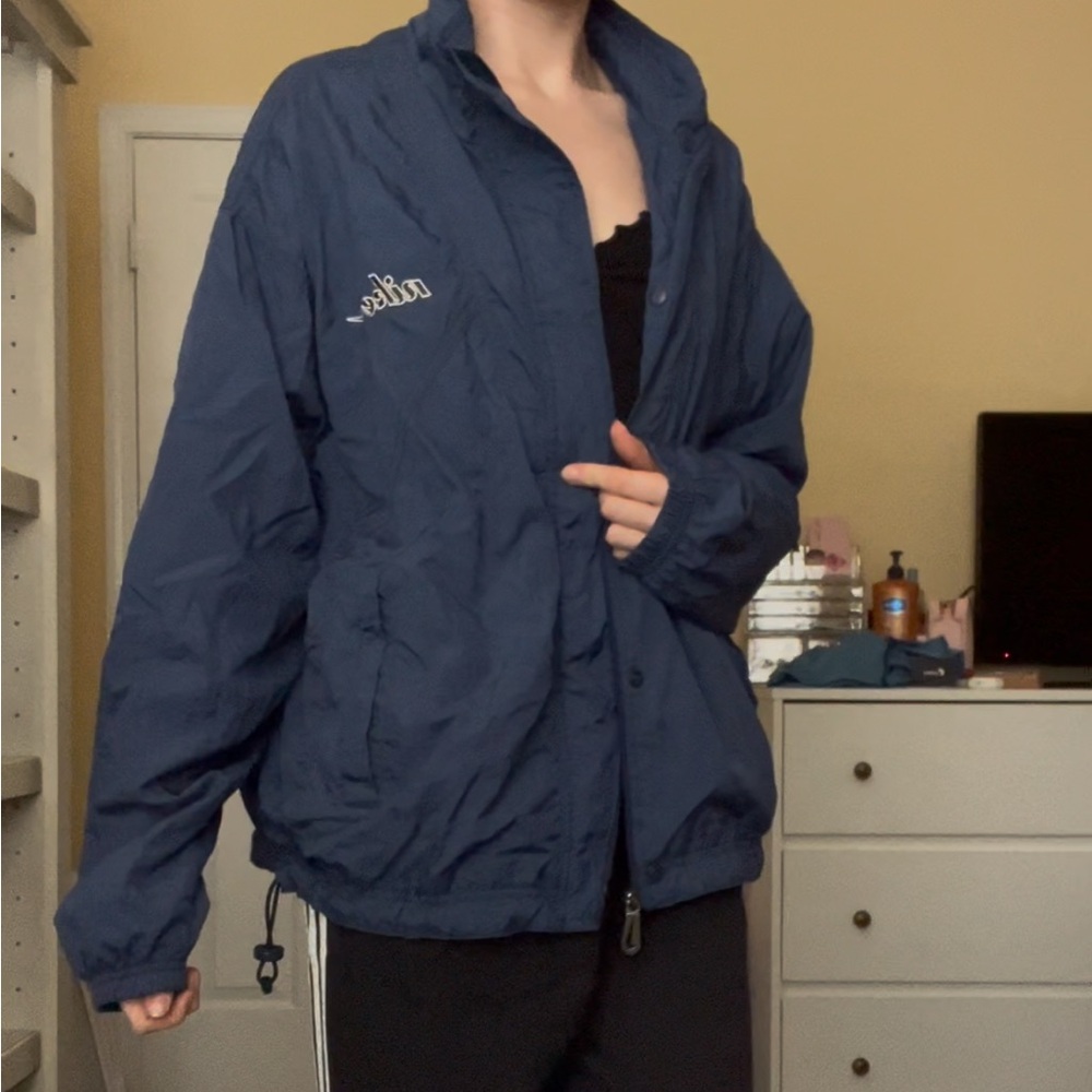 Navy Blue Nike Windbreaker